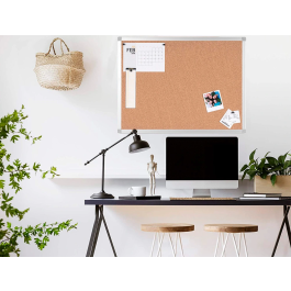 Q-connect Pizarra Corcho Marco Aluminio 200x100 cm Extra Corcho 5 mm