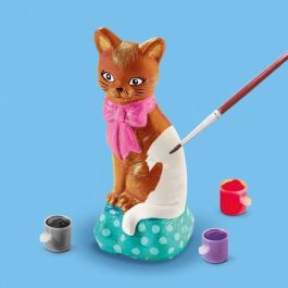 Moldura y pintura - Gato - Pasatiempos creativos - SES CREATIVE - Para hacer gatos con 6 colores de pintura. Moldura y pintura - Gato - Pasatiempos creativos - SES CREATIVE - Para hacer gatos con 6 colores de pintura.