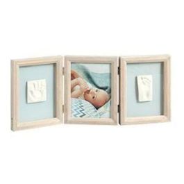 Baby Art My Baby Touch Marco de Fotos de Madera Doble para Huellas de Bebé: Kit Moldeado Mano y Pie, Recuerdo y Regalo de Nacimiento Baby Art My Baby Touch Marco de Fotos de Madera Doble para Huellas de Bebé: Kit Moldeado Mano y Pie, Recuerdo y Regalo de Nacimiento