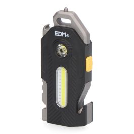 Edm Linterna de seguridad 6 en 1 7W + 2,5W 400lm, LED, batería recargable, abridor botellas, cuter, rompe cristales, silbato emergencia, destornillador Precio: 9.99650333. SKU: B1E5VTR9RR