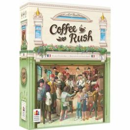 Asmodee KBGCR01FR Coffee Rush, Juego de gestión, para 2 o más jugadores, 30 minutos de juego