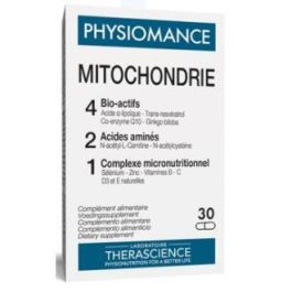 THERASCIENCE Physiomance Mitochondrie 30 Cápsulas. Soporte Energético y Antioxidante con Coenzima Q10 y Vitaminas Precio: 25.9900003. SKU: B1GKQN339Y