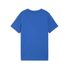 Camiseta de Manga Corta Infantil Puma Essentials Logo Lab B Azul S