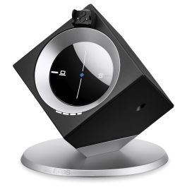 EPOS Auriculares DECT Inalámbricos Impact DW 20 ML EU para Oficina/Centro de Llamadas, Cancelación de Ruido, Alcance 180m, Color Negro/Plata