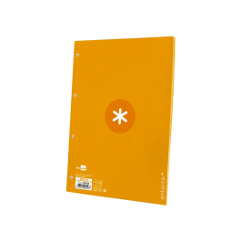 Antartik Recambio A4 80 Hojas 90gr Cuadro 5mm 4 Taladros Banda Marco Color Mostaza