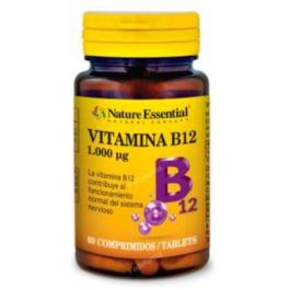 NATURE ESSENTIAL Vitamina B12 1000Mcg 60 Comprimidos para el normal funcionamiento del sistema nervioso Precio: 7.5000002. SKU: B1JQEW98PF