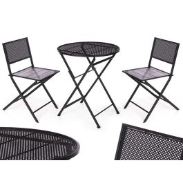 Set Mesa y 2 Sillas Negro Ibergarden - Mesa 60x60 cm, Sillas 41x51 cm Precio: 111.5899994. SKU: B1AYPW4NNL