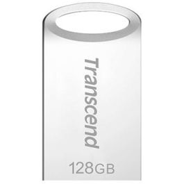 Transcend JetFlash 710 USB 3.1 128GB Plata - Memoria USB tipo A sin tapa para Windows/Mac/Linux