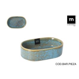 Bandeja Oval Scratch Blue 13x8 cm - Inde (24 Unidades) Precio: 37.50000056. SKU: B19GWKS5VV