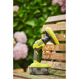 Ryobi RYO4892210186768 Cepillo motorizado 18V, 150 mm de diámetro, 210 rpm, con protección de batería IPX7, incluye 1 cepillo mediano