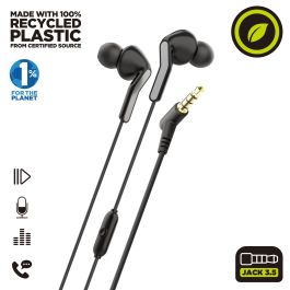 Muvit Auriculares E57 Negro con Micrófono, Almohadillas Ergonómicas y Certificación Ecológica Precio: 14.49999991. SKU: B1EYTCQV3R