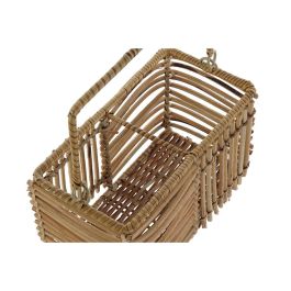 Cubertero Tropical DKD Home Decor Marron 10 x 12 x 20 cm