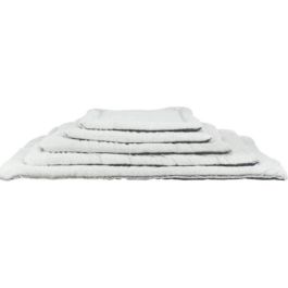 Trixie TRI1741675821990 Colchón Farello de Felpa y Tela, 60x50 cm, Blanco/Gris