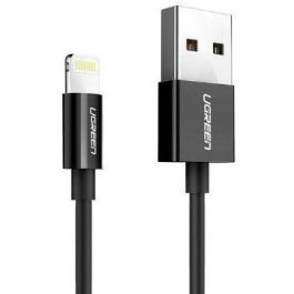 UGREEN 80822 US155 - Cable Lightning a USB-A 2.0 Macho/Macho de 1m en color negro Precio: 33.59000051. SKU: B15K8CRK28