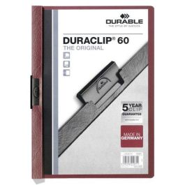 Dosier Clip Duraclip Pvc A4 2209 Pinza Metal 60H Burdeos (Set de 25) Precio: 48.50000045. SKU: B14BD59ZRB