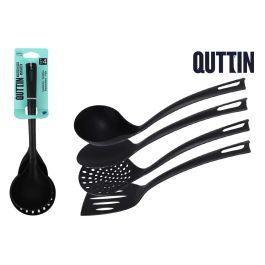 Quttin Set 4 Utensilios Nylon Negro (15 Cajas) Precio: 44.5900004. SKU: S2207433