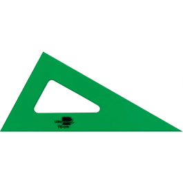 Liderpapel Cartabón Acrílico Verde 16 cm