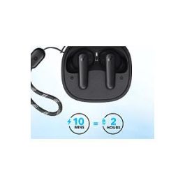 Anker Soundcore R50i Auriculares True Wireless Negros Resistentes al Agua IPX5 con Bluetooth 5.3 y 30h de Autonomía