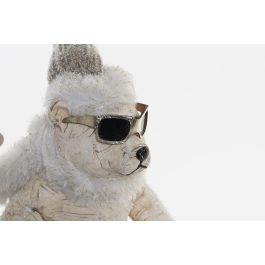 DKD Home Decor Figura Navidad Oso Esquiando Alpina Blanco 19x31x30 cm Precio: 9.09678. SKU: B1FT3YJQX8