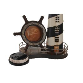 Reloj Atlantico DKD Home Decor Negro Rojo 14 x 32.5 x 25.5 cm (2 Unidades) Reloj Atlantico DKD Home Decor Negro Rojo 14 x 32.5 x 25.5 cm (2 Unidades)