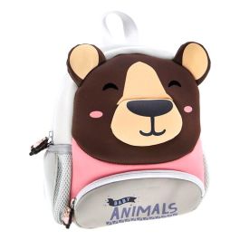 LOVELY STORY Mochila Oso 3D 28cm Exterior Impermeable Compartimento Tablet Asas Acolchadas