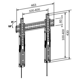 Soporte TV TM Electron 32"-47" 30 Kg Soporte TV TM Electron 32"-47" 30 Kg
