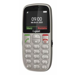 Gigaset GL395 Teléfono Móvil para Personas Mayores Dual SIM, Resistente al Polvo y Salpicaduras, con Botones Grandes, Silver