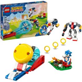 LEGO 77001 Set de Construcción Batalla de Sonic en la Hoguera con Minifigura Sonic, Esfera de Velocidad y Figuras para +7 años