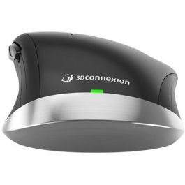 3Dconnexion CadMouse Compact Wireless para Oficina, Óptico 7200 DPI, RF Wireless + Bluetooth + USB-C, Negro