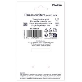Privilege Pinzas Cubitera 19 cm Acero Inoxidable (36 Unidades) Privilege Pinzas Cubitera 19 cm Acero Inoxidable (36 Unidades)