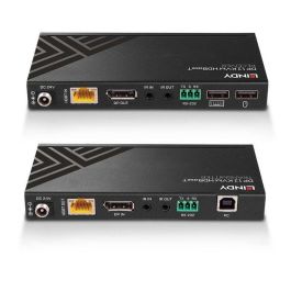 Lindy Extensor KVM HDBaseT Cat.6 DisplayPort 1.2 USB IR RS-232 hasta 150m 1080p / 100m 4K