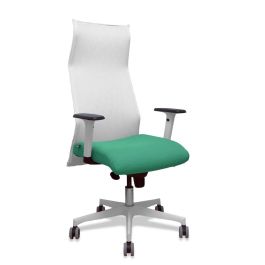 Silla de Oficina Piqueras y Crespo 54BR65G Blanco Verde Esmeralda Precio: 513.49999965. SKU: B14SJFR42V