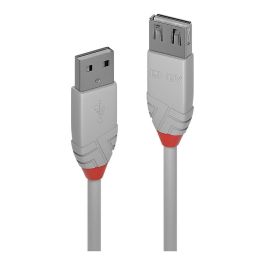 LINDY 36715 Cable USB A Macho a USB A Hembra, USB 2.0, 5 metros, Gris Precio: 31.50000018. SKU: B12WF2D74L