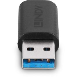 Lindy Adaptador USB 3.2 Tipo A a C, Conexión USB-C a Puerto USB-A, Velocidad de Transferencia 10Gbps