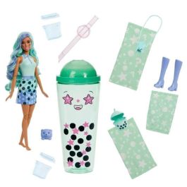 Barbie HTJ21 Muñeca perfumada Pop Reveal Bubble Tea Series articulada con 8 sorpresas, slime, accesorios, cambio de color y mascota