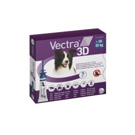 Vectra 3D perro 10-25 kg 3 pipetas antiparasitario spot-on de contacto con efecto repelente y resistente al agua Precio: 35.4999997. SKU: B1354TSZRH