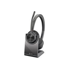 HP Poly Voyager 4320 UC BT700 Auriculares Inalámbricos Estéreo Microsoft Teams con Dongle USB-A y Base de Carga