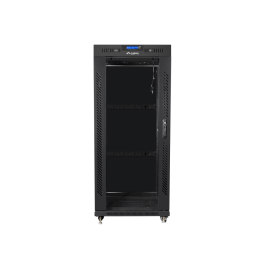 LANBERG Armario Rack Independiente de 19 pulgadas 27U 600x600mm Puerta de Vidrio LCD Negro 800 kg LANBERG Armario Rack Independiente de 19 pulgadas 27U 600x600mm Puerta de Vidrio LCD Negro 800 kg