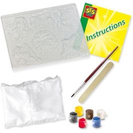 SES Creative SES1710479908387 Kit Fundición y Pintura Criaturas Míticas Pasatiempos Creativos