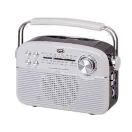 Trevi RA 7F50 BT Radio Personal Analógica AM/FM/SO Bluetooth USB-C MP3 MicroSD Solar Batería Litio 1500mAh Blanco Precio: 26.79000016. SKU: B1FAB7CJNW