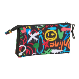 Safta Estuche Portatodo Triple Graffiti 120x220x30 mm