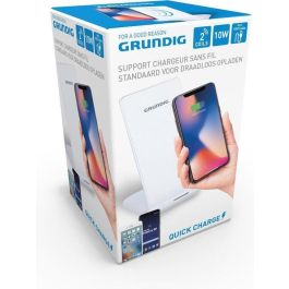 Grundig Cargador Inalámbrico 10W con Soporte para Móvil