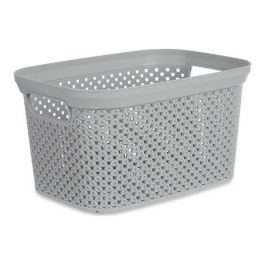 Cesto Kipit Gris Plástico 3 L 16,5 x 12,5 x 23 cm Precio: 1.49999949. SKU: S3610678