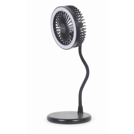 Gembird TA-WPC10-LEDFAN-01 Soporte Cargador Inalámbrico QI 10W con Ventilador para Teléfonos Negro Precio: 15.88999951. SKU: S5616533