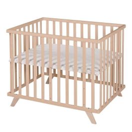 Roba ROB4005317333564 Parque infantil 75x100 cm Gris con alfombra de juegos 'Lil Planet' de madera natural Precio: 172.49999943. SKU: B168V884HJ