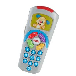 Fisher-Price Dld35 Mando a Distancia Interactivo Perrito: Aprende Números, Letras, Colores y Motricidad Fina para Bebés +6 meses (Español)