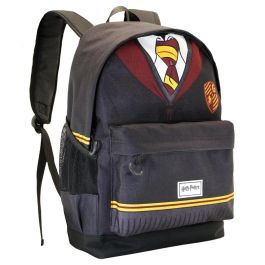 Harry Potter Mochila ECO 2.0 Uniform Negro - Urbana, Reciclada RPET, Repelente, Bolsillo Acolchado Harry Potter Mochila ECO 2.0 Uniform Negro - Urbana, Reciclada RPET, Repelente, Bolsillo Acolchado