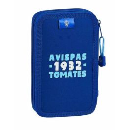Plumier Doble Real Zaragoza Azul 12.5 x 19.5 x 4 cm (28 piezas) Plumier Doble Real Zaragoza Azul 12.5 x 19.5 x 4 cm (28 piezas)