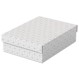 Esselte Caja de Almacenamiento de Cartón Blanco con Asas, 360x265x100 mm, Pack 3 Unidades Precio: 17.5000001. SKU: B1APHEAX96