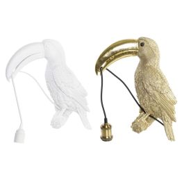 Lampara Aplique Tropical DKD Home Decor Dorado Blanco 19.5 x 44 x 26 cm (2 Unidades) Precio: 140.59000043. SKU: B1AN2JBPNK